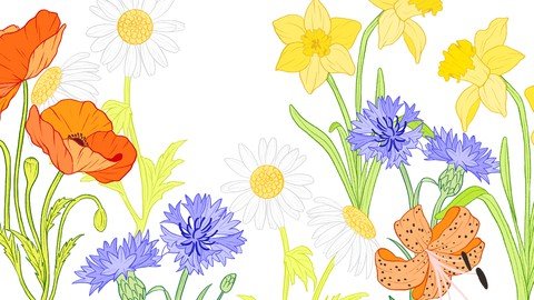 Illustrate Wildflowers In Procreate 82ea325f5799041297077bdfe745d780