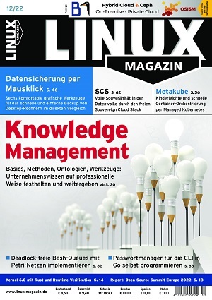 Linux Magazin Nr 12 Dezember 2022