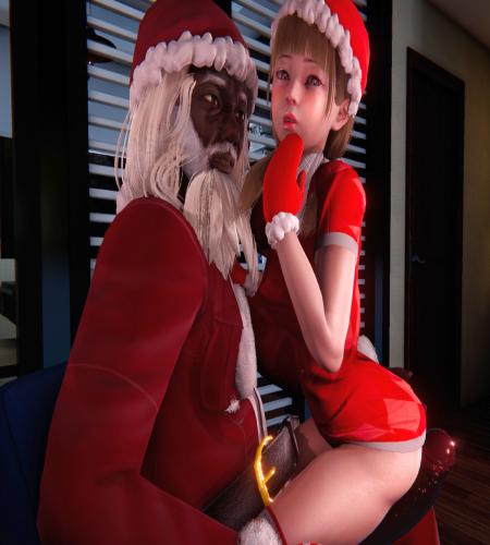 KGY - Black Santa 1 3D Porn Comic