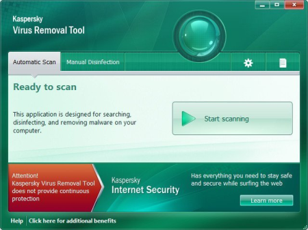 Kaspersky Virus Removal Tool 15.0.27.0