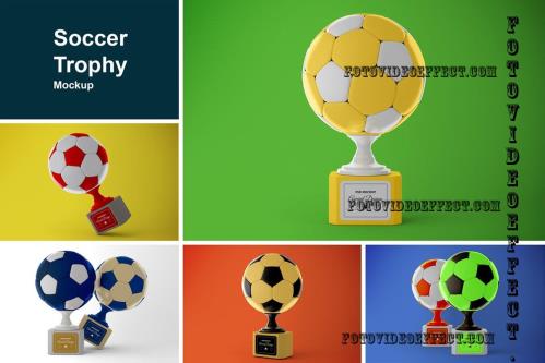 Soccer Trophy Mockup - 7532996
