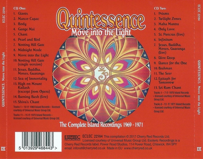 Quintessence - Move Into The Light - The Complete Island Recordings 1969-71 (2017) Lossless