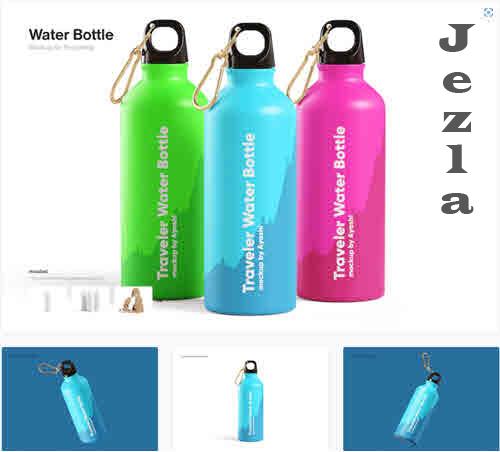Water Bottle Mockup - 7VQWWJY