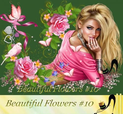 Beautiful Flowers #10 (PNG)