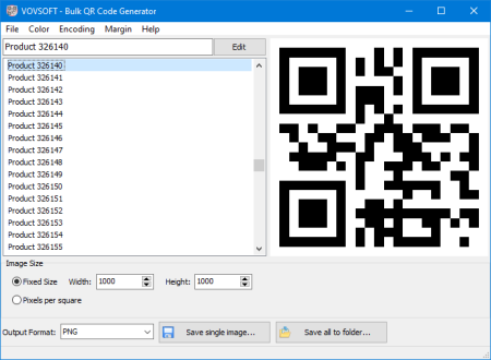 VovSoft Bulk QR Code Generator 1.1.0 VovSoft Bulk QR Code Generator 1.1.0