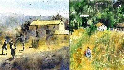 A Guide To Atmospheric Watercolors: Wet-In-Wet  Landscapes 4dac7cefdbed42372ca4459764a356e7