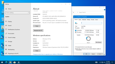 Windows 10 Pro 22H2 Build 19045.2193 x64 by KulHunter ESD October 2022