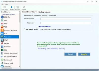 Email Backup Wizard  13.8