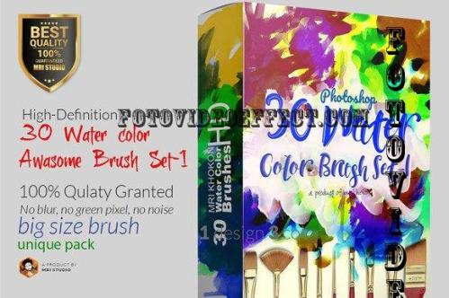 Water color Awesome Brush Set-1 - 1495252