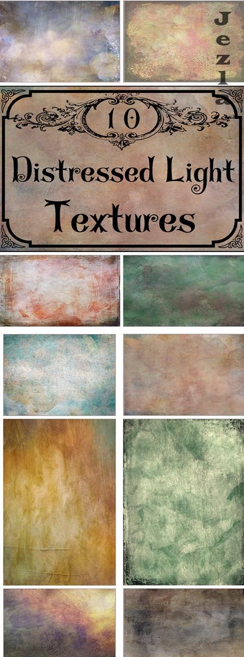 Distressed Light Textures, Fine Art Textures, Photo Overlays  - 2259507