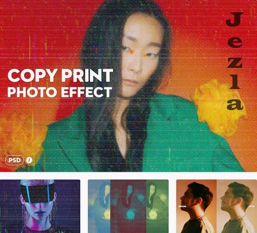 Copy Print Photo Effect - RQKPN9U