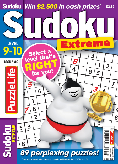 PuzzleLife Sudoku Extreme – October 2022
