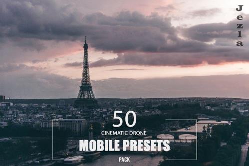 50 Cinematic Drone Mobile Presets - 6808704