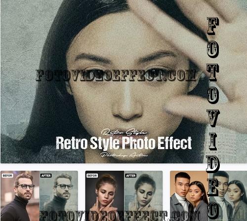 Retro Style Photo Effect - QSSGF9A