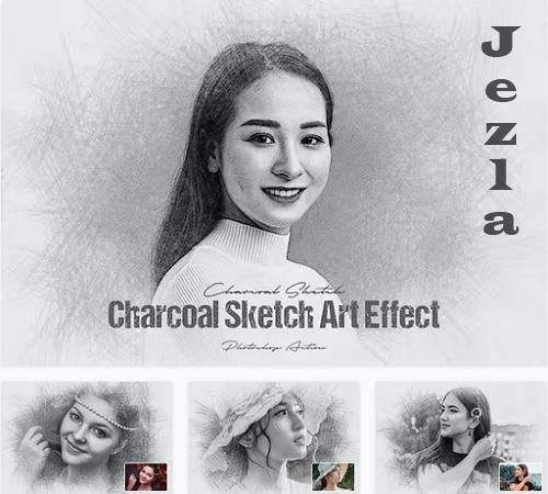 Charcoal Sketch Art Effect - SUE29TH