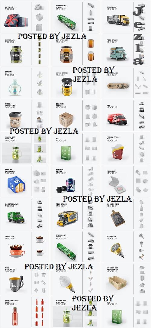 Roverto Shop Mockup Bundle 40 - 28 Premium Graphics