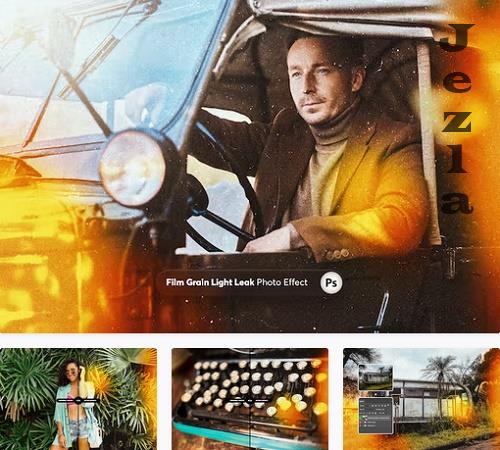 Film Grain Light Leak Photo Effect - FEJMR27