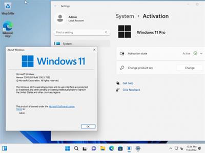 Windows 11 Pro 22H2 Build 22621.755 (No TPM Required) Preactivated  Multilingual