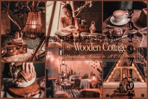 12 Wooden Cottage Photoshop Actions And ACR Presets, Moody - 2262563