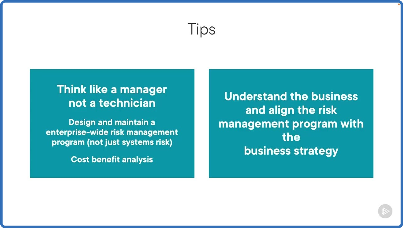 Exam Review and Tips for ISACA CRISC