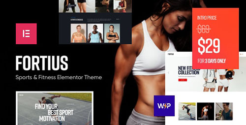 ThemeForest - Fortius v1.0 - Sports & Fitness Elementor WordPress Theme/40636733