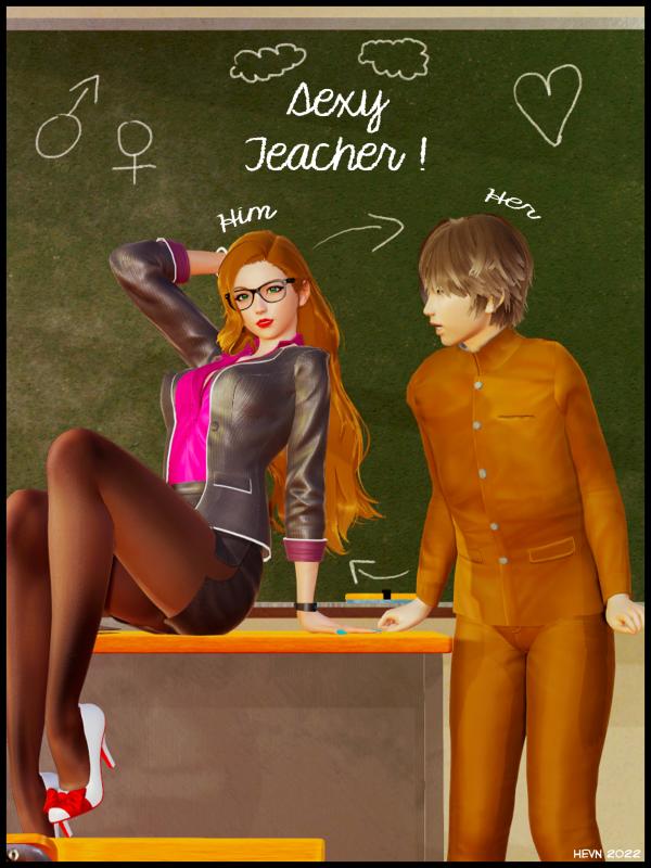 Hevn - Sexy teacher 3D Porn Comic