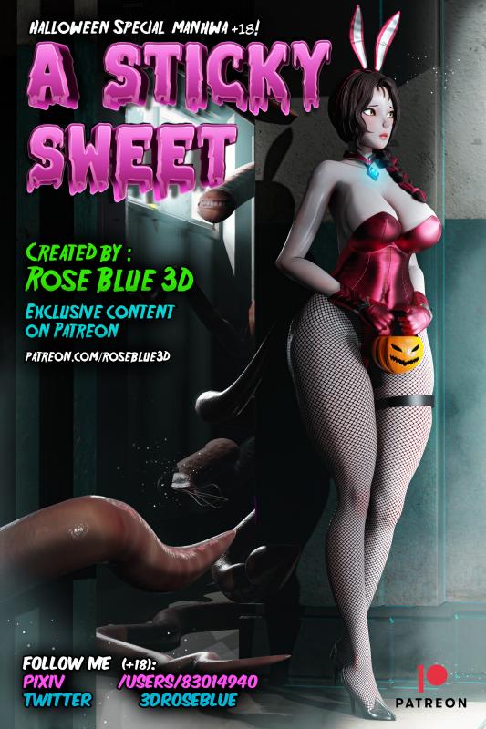 Roseblue3d - A sticky sweet 3D Porn Comic
