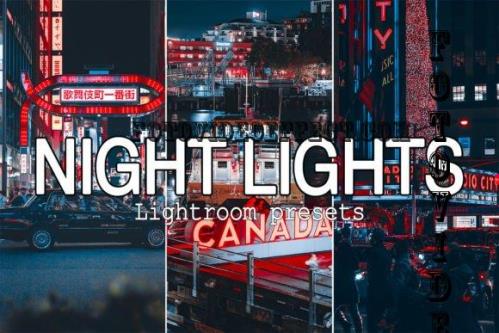 9 Night Lights Lightroom presets - 10356468
