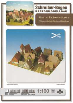 Dorf mit Fachwerkhausern (Schreiber-Bogen)