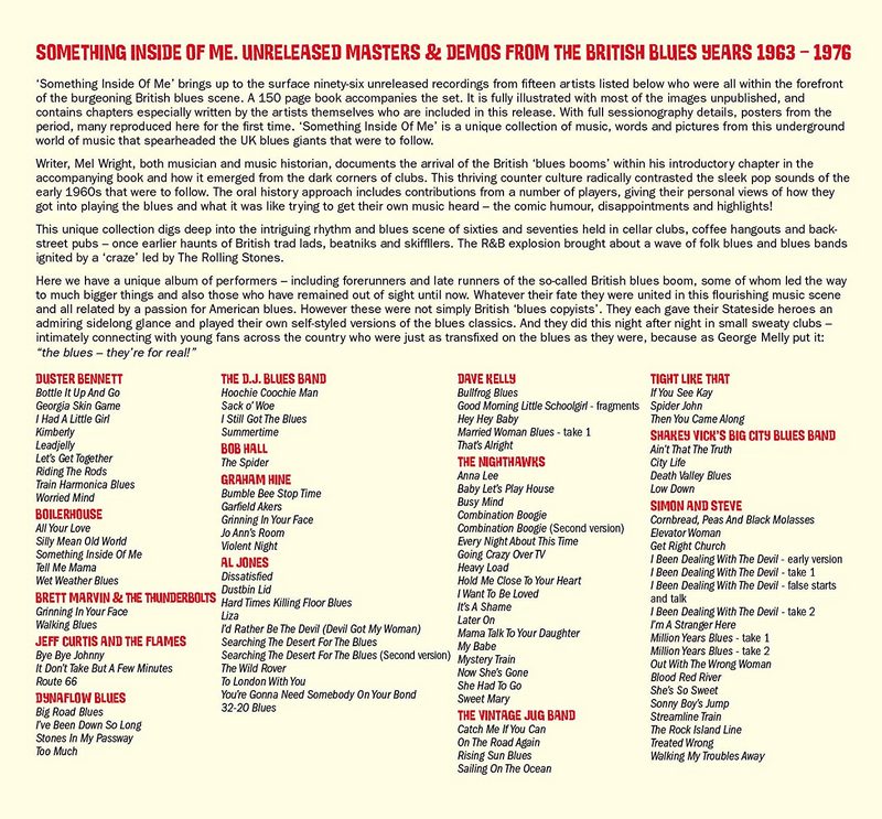 VA - Something Inside Of Me (Unreleased Masters & Demos From The British Blues Years 1963-1976) (2021) 4CD Lossless VA - Something Inside Of Me (Unreleased Masters & Demos From The British Blues Years 1963-1976) (2021) 4CD Lossless