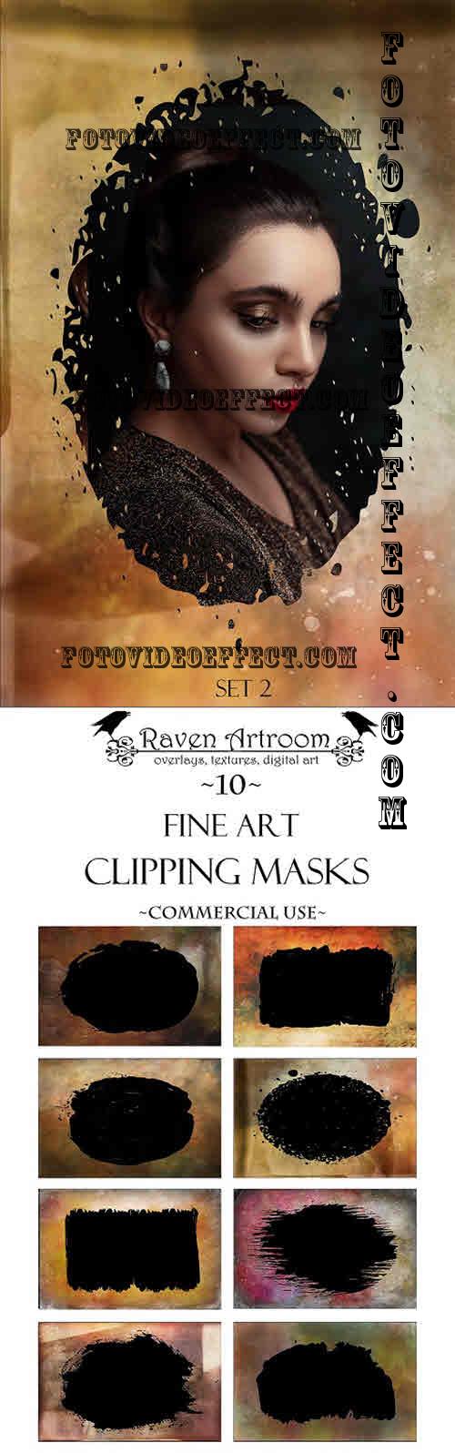 Fine Art Clipping Masks, Clipart, Digital Frames, Overlays - 2264290