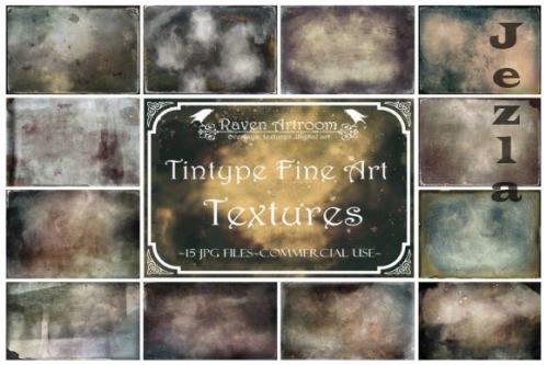 Tintype Fine Art Textures, Vintage Textures, Digital Paper - 2261263