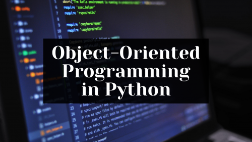 Oops With python - Object Oriented Programming Language