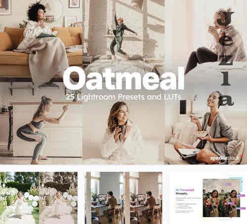 25 Oatmeal Lightroom Presets & LUTs - 10842388
