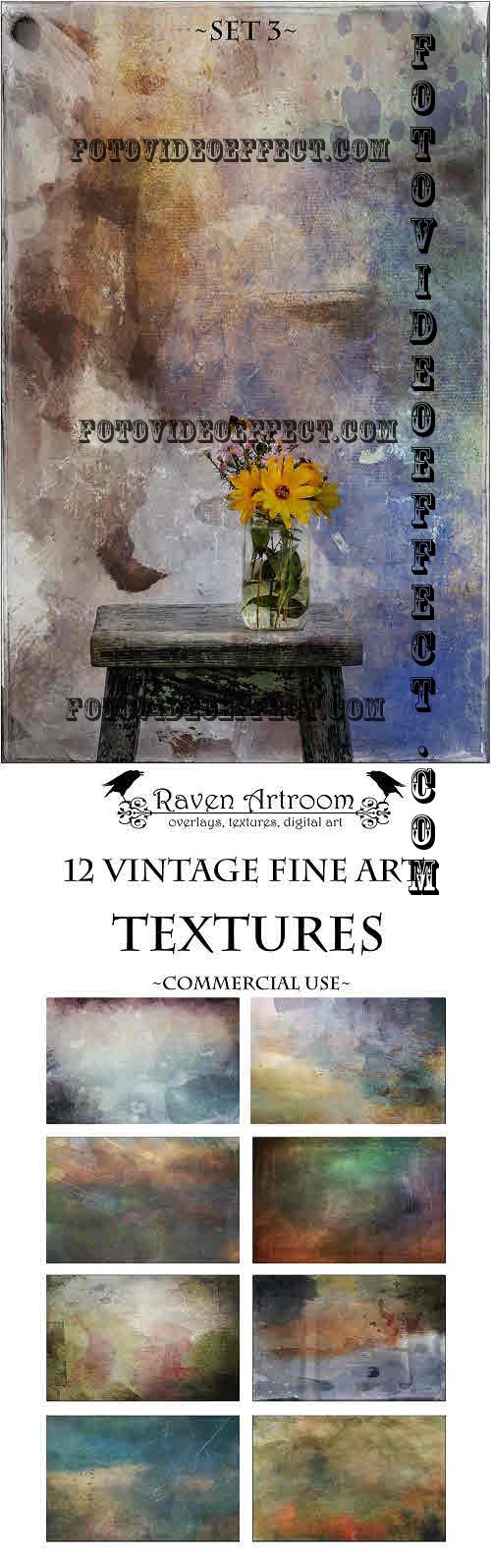 Vintage Fine Art Textures, Overlays, Digital Paper, Layers - 2264125