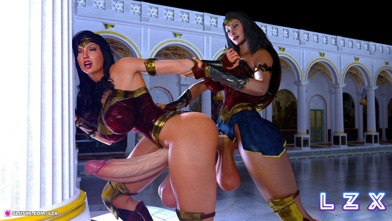 Lzx - Wonder woman .....? 3D Porn Comic