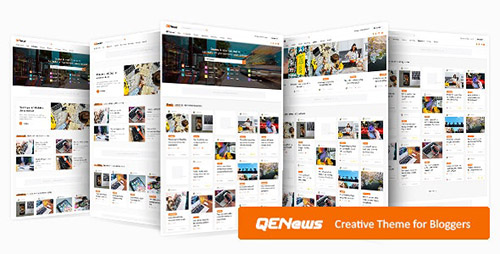 ThemeForest - Qenews v1.2 - Creative WordPress Theme for Bloggers/38039935