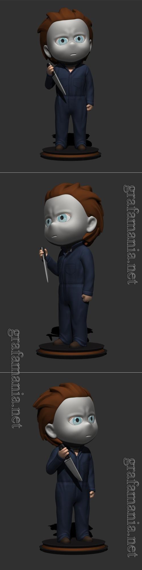 LIttle Big Head - Michael Myers 3D Print