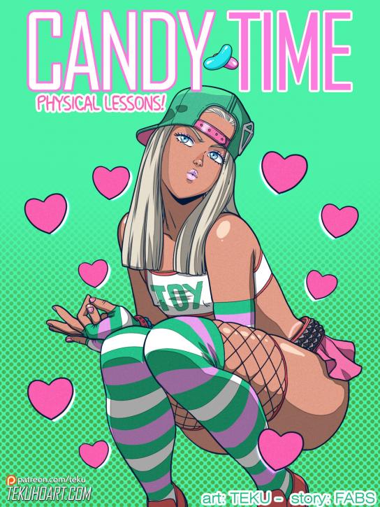 TEKU - Candy Time: Physical Lessons Porn Comic