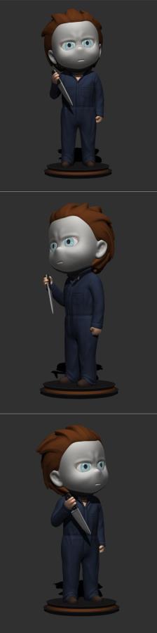 LIttle Big Head - Michael Myers 3D Print