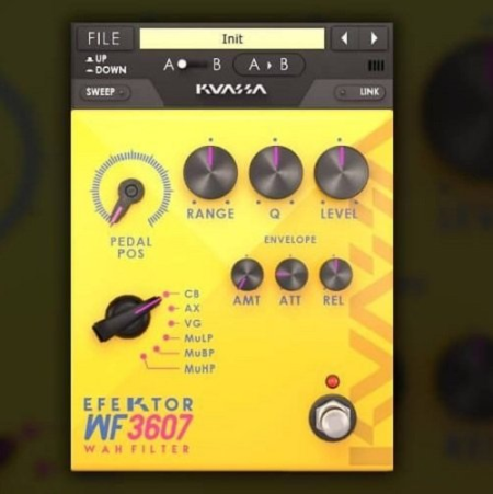 Kuassa Efektor WF3607 Wah Filter v1.2.1