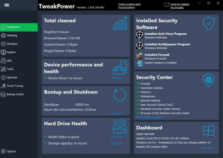 TweakPower 2.027 Multilingual