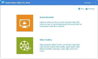 Renee Video Editor Pro 2022.09.20.56  Multilingual
