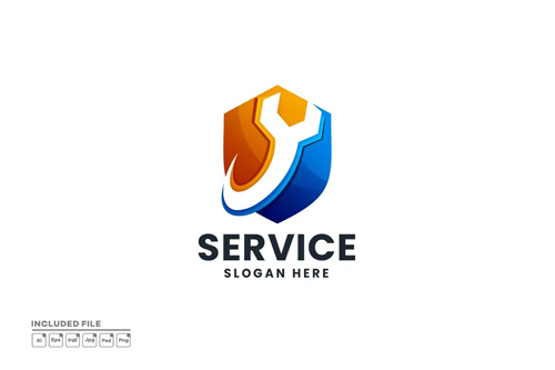Service Logo PSD