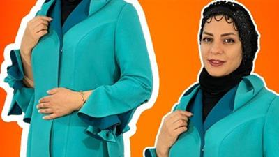 How To Sew Coat With Volume-Added Collar And Fashion  Sleeves Bc1248265a068db51fc5a113d2e750f3