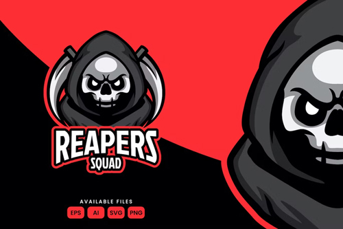 Reaper Sport Mascot Logo