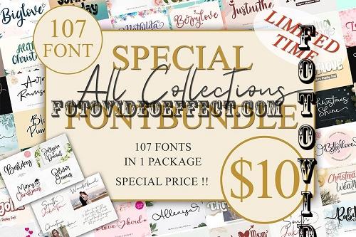 Special All Collections Font Bundle - 1962527