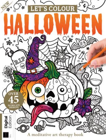 Let's Colour   Halloween, First Edition, 2022