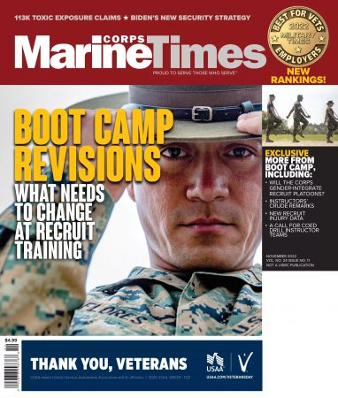 Marine Corps Times   Vol. 24 Issue 11, November 2022