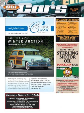 Old Cars Weekly   November 15, 2022